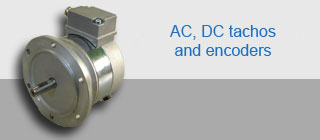 ac dc tachogenerators 10V 20V 60V and encoders